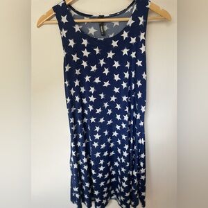 Yahada Patriotic Star Dress - size medium